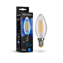 Изображение товара Voltega Светодиодная лампа Crystal Candle matt 6W 4000K E14 (7045)
