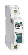 Изображение товара Dekraft Автоматический выключатель 1Р 25А х-ка D ВА-101 4,5кА