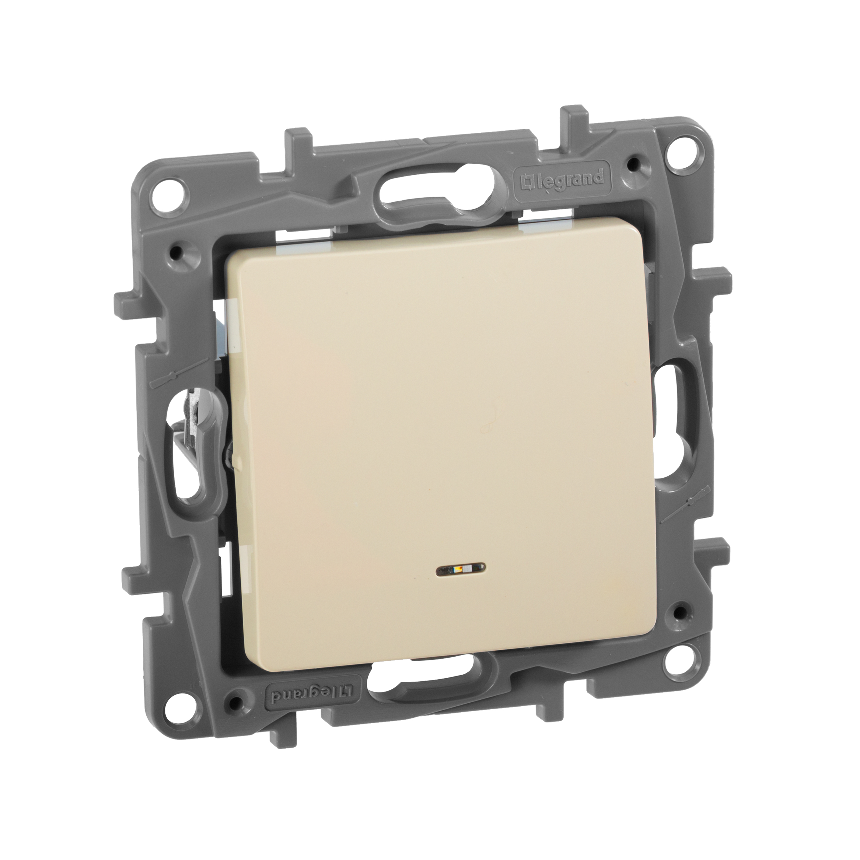Изображение товара Legrand Etika переключатель с подсветкой, 1 клавиша, 10 A, 250 В, слоновая кость
