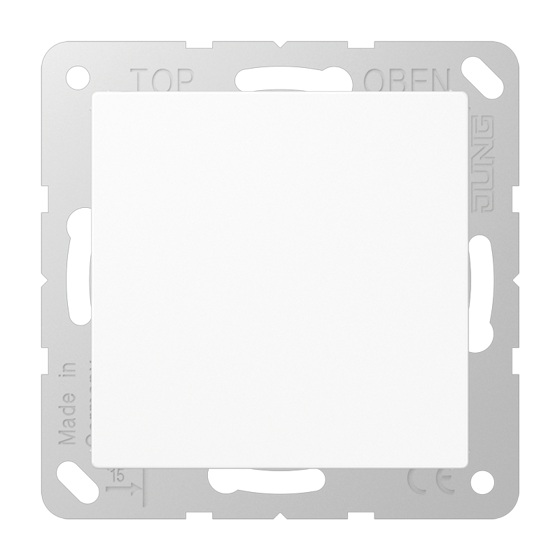 Изображение товара JUNG A 500 Белая Заглушка с суппортом