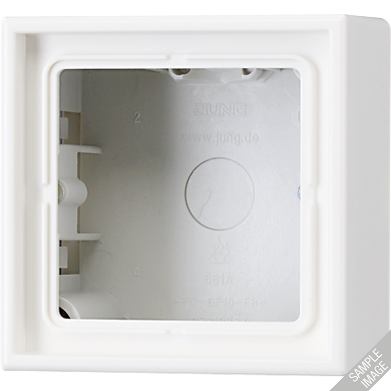 Изображение товара JUNG Коробка для накладного монтажа с рамкой LS