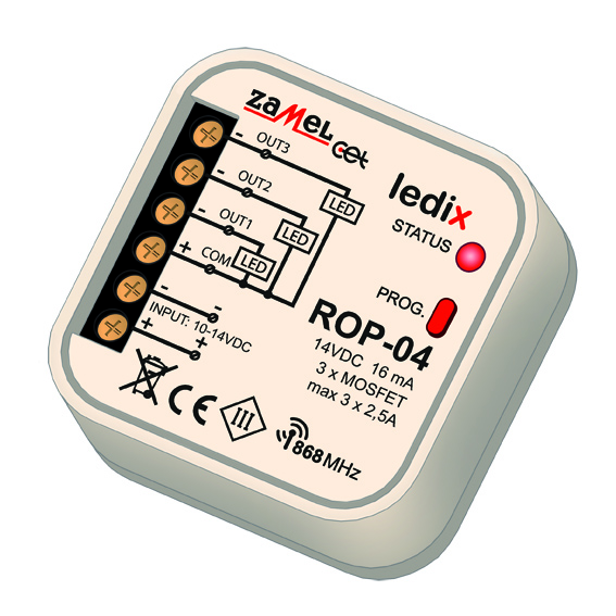Изображение товара Zamel Радиоприемник 3 канала, в монт.коробку