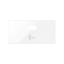 Изображение товара Simon 100 Белый глянец Накладка зарядного устройства USB SmartCharge