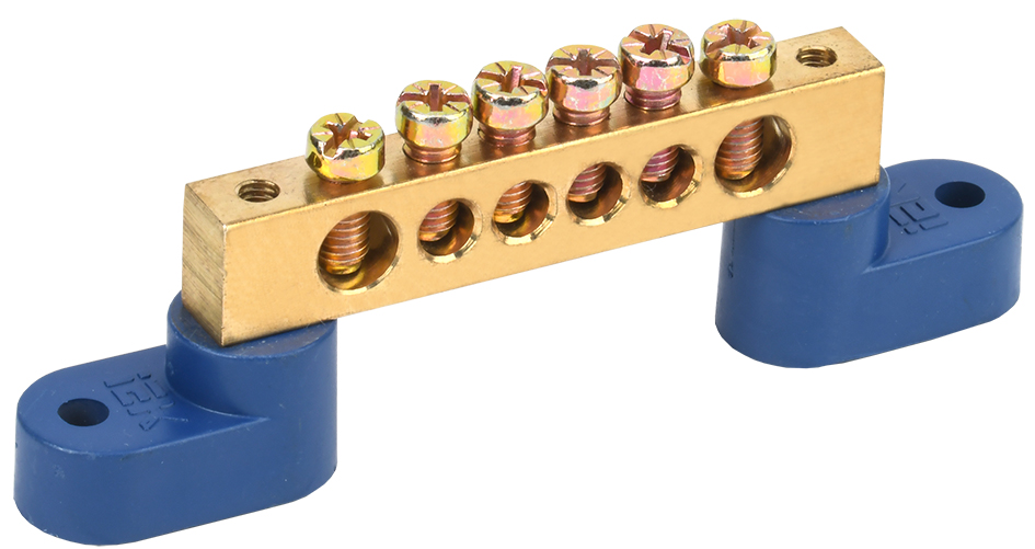 Изображение товара IEK Шина N ноль на двух угловых изол ШНИ-8х12-6-У2-С