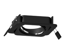 Изображение товара Ambrella Корпус светильника встраиваемый поворотный для насадок D70mm C7659 SBK черный песок 120*120*H25mm MR16 GU5.3