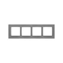 Изображение товара Simon S82 Concept Матовый серый, Рамка 4-я