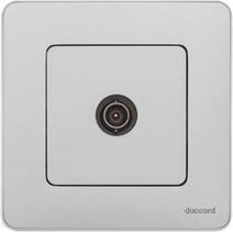 Изображение товара Legrand/Daccord INSPIRIA Алюминий Розетка TV - оконечная - 10 дБ - 5-862 мГц.