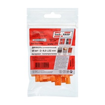 Изображение товара Tech-Krep Дюбель универсальный 6х52 (полипропилен) (20 шт) - пакет 102931