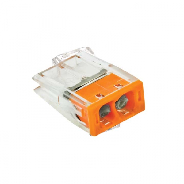 Изображение товара EKF PROxima Строительно-монтажная клемма СМК 2273-242 (с пастой) 2 отверстия 0,5-2.5мм2 (100шт.).