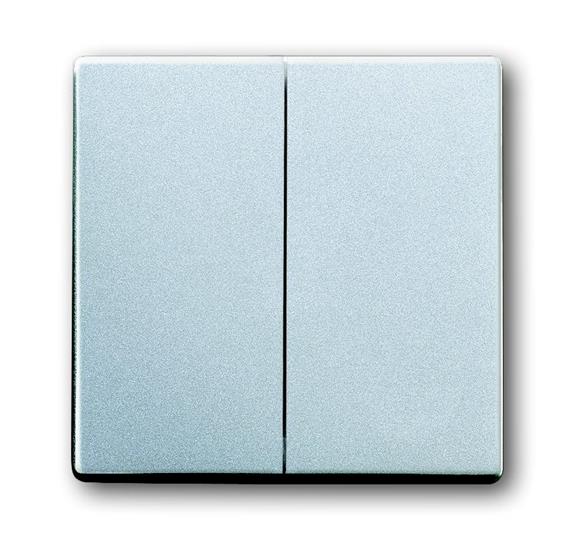 Изображение товара ABB накладка BJE Solo/Future серый двойная клавиша