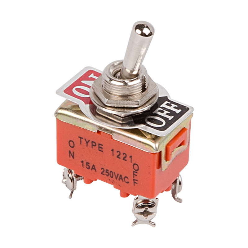 Изображение товара REXANT Тумблер 250V 15А (4c) ON-OFF двухполюсный.