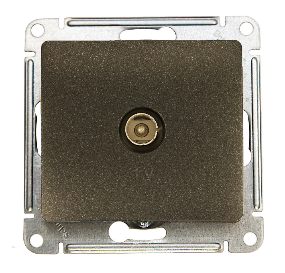 Изображение товара Розетка TV Glossa Systeme Electric Антрацит