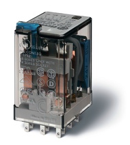 Изображение товара Finder 55 Реле миниатюрное универсальное, 3CO 10A, контакты AgNi, катушка 24В DC, степень защиты RTI