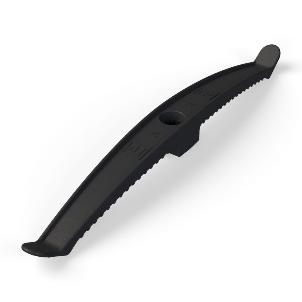 Изображение товара Промрукав Держатель кабеля двусторонний для прямого монтажа черный (20 шт/120 шт уп/кор)