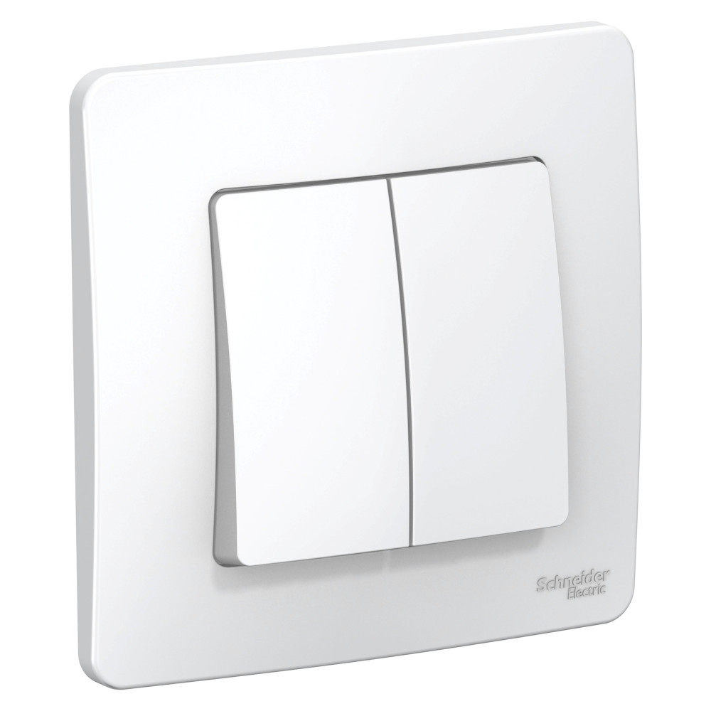 Изображение товара Systeme Electric Blanca внутр Бел Выключатель 2-клавишный, 10А, 250B Изображение товара Systeme Electric Blanca внутр Бел Выключатель 2-клавишный, 10А, 250B