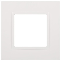 Изображение товара Рамка 1‐постовая Elegance Classic белая - ЭРА