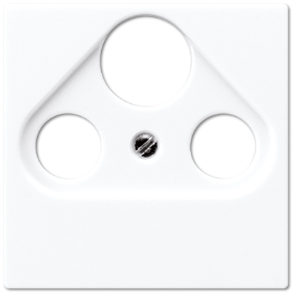 Изображение товара JUNG A 500 Белая Накладка TV-SAT-FM розетки