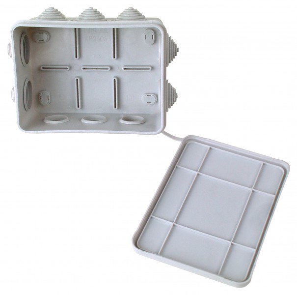 Изображение товара Коробка разветвительная Hegel Коробка разветвительная д/откр монтажа с 10 мембранными вводами IP55