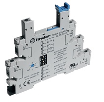 Изображение товара Finder Розетка с винтовыми клеммами (с зажимной клетью) для реле 34 серии; встроенный таймер мультифункциональный (AI, DI, GI, SW); регулировка времен