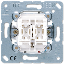 Изображение товара JUNG Мех Выключатель жалюзийный кнопочный с блокировкой