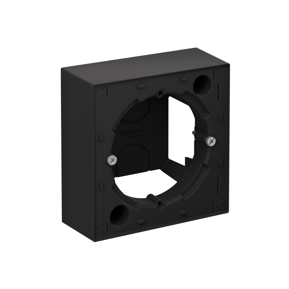 Изображение товара Systeme Electric AtlasDesign Карбон Коробка для наружного монтажа