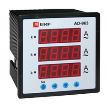 Изображение товара Амперметр EKF PROxima AD-963 цифровой на панель 96×96 мм