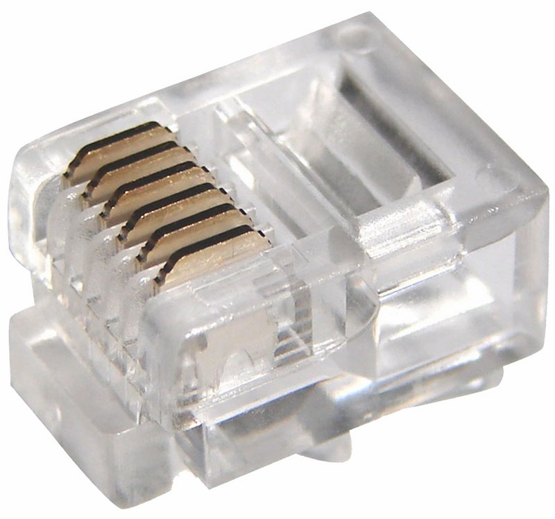 Изображение товара REXANT Джек телефонный 6P6C.