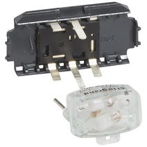 Изображение товара Legrand PRO 21 Лампа подсветки выключателей 220В, 1 мА, зеленая + вставка.