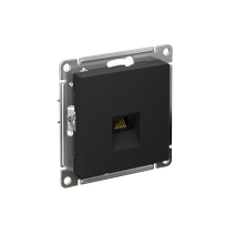 Изображение товара Systeme Electric AtlasDesign Карбон Розетка компьютерная RJ45, кат. 6A, механизм