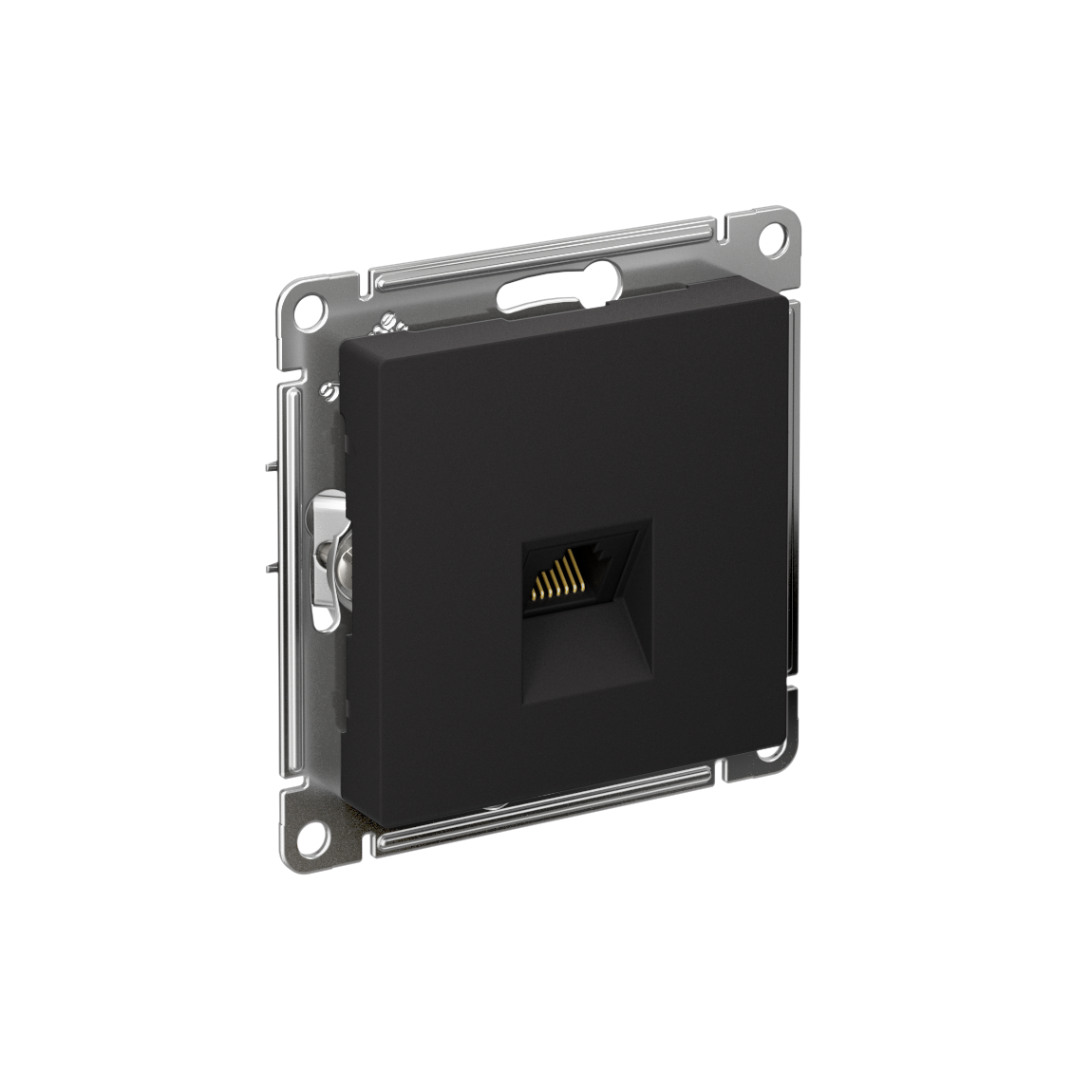 Изображение товара Systeme Electric AtlasDesign Карбон Розетка компьютерная RJ45, кат. 6A, механизм