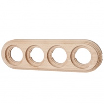 Изображение товара BIRONI Лизетта Бук Натурэль Рамка 4-ая на бревно 200мм