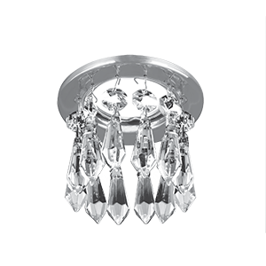 Изображение товара Gauss Светильник Brilliance Gu5.3 1/30 кристалл/хром