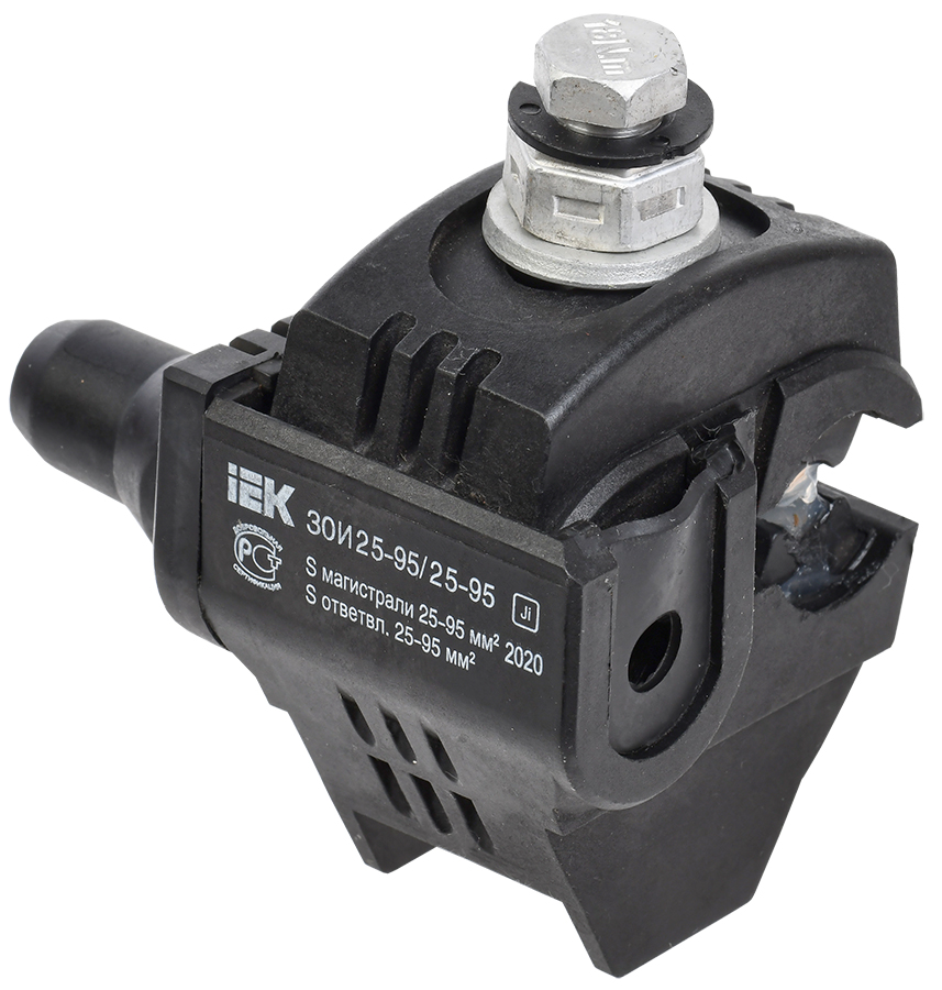 Изображение товара IEK Зажим ответвительный изолированный ЗОИ 25-95/25-95 (P 70, P95, P3X-95, SLIW17.1)