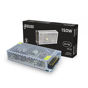 Изображение товара Gauss Блок питания 150W 24V IP20 1/50