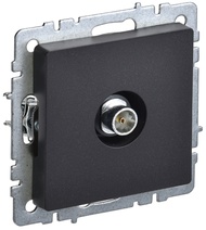 Изображение товара IEK BRITE BASE Черный Розетка TV оконечная РТВ11-0-БрЧ