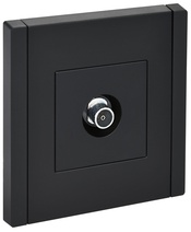 Изображение товара IEK FORTE&PIANO Черный Розетка TV оконечная FP128