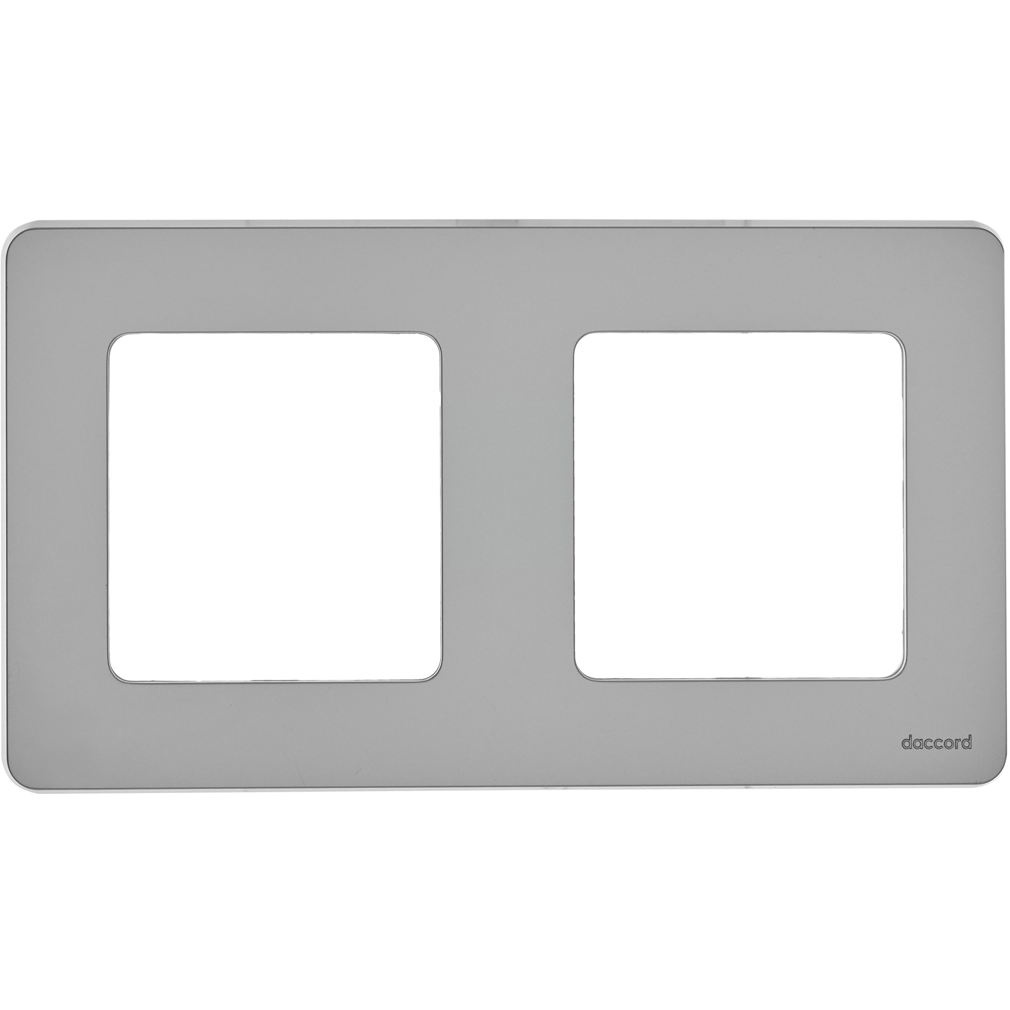 Изображение товара Legrand/Daccord INSPIRIA Алюминий Рамка - 2 поста.
