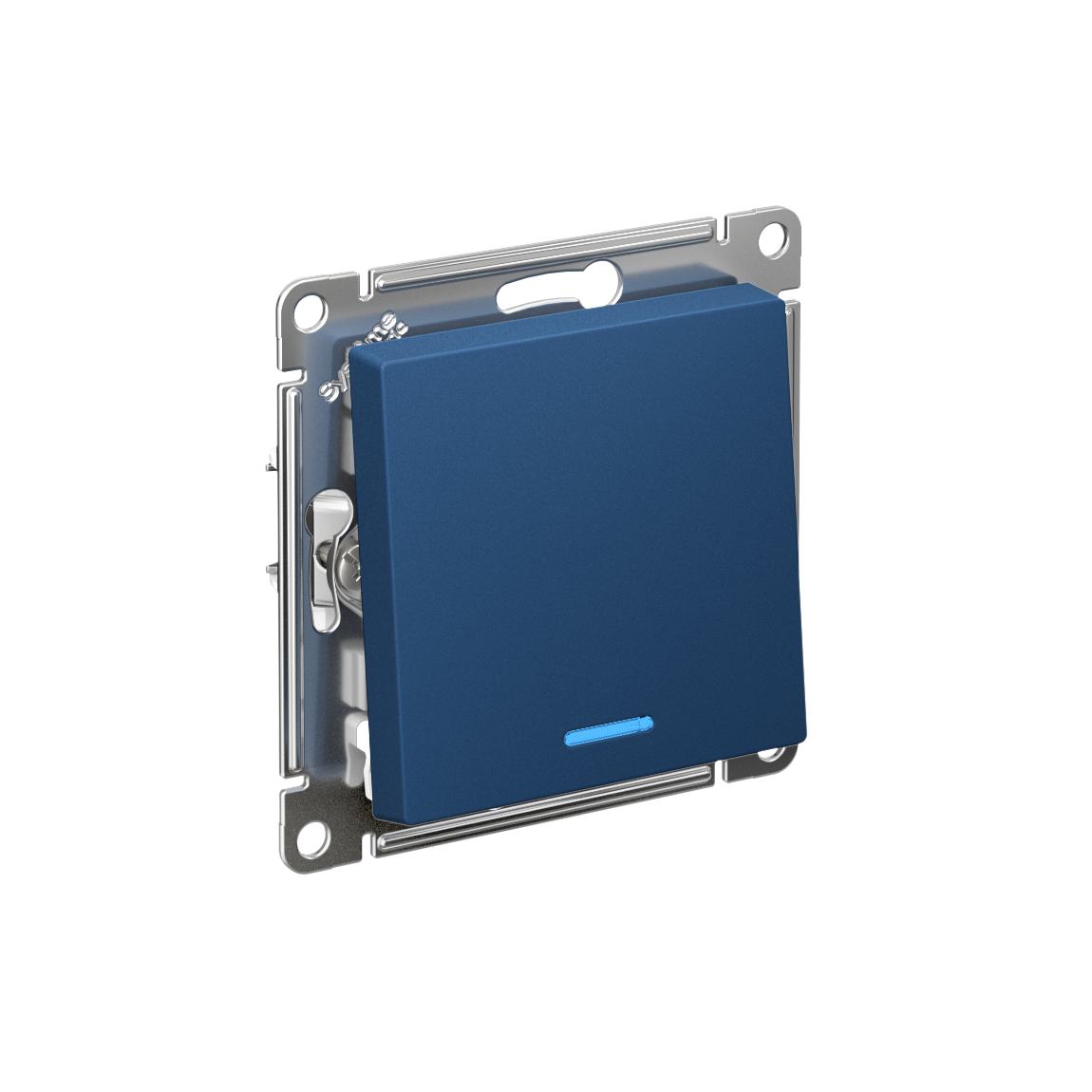 Изображение товара AtlasDesign Аквамарин: 1-клавишный выключатель с подсветкой, 250 В, 10 А