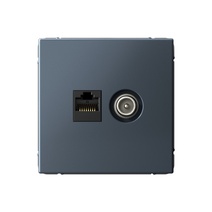 Изображение товара Systeme Electric ArtGallery Грифель Розетка двойная ТВ + компьютерная RJ45, кат. 5Е