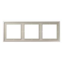 Изображение товара JUNG Нерж. Сталь (лак) Рамка 3-ая термопласт (ударопрочный)