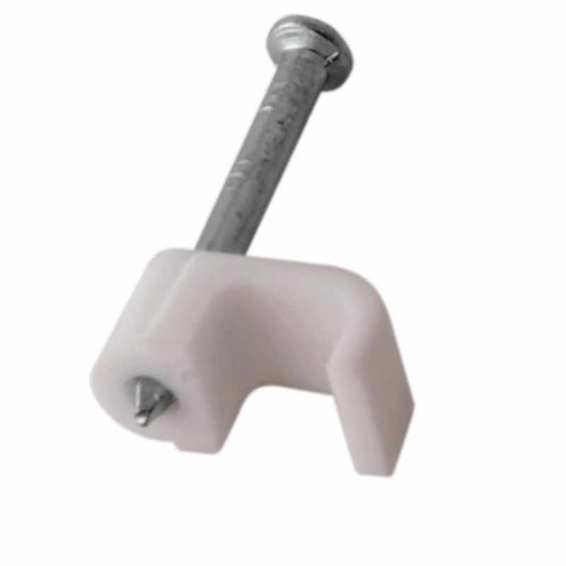 Изображение товара REXANT Крепеж кабеля плоский 4 х 2 мм, белый (упак. 20 шт).