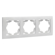 Изображение товара EKF PROxima Валенсия рамка 3-местная белая.