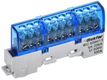 Изображение товара IEK TEKFOR Шина N "ноль" изол. на унив. держ. 6х9-10-С