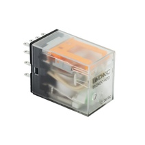 Изображение товара DKC Реле миниатюрное промышленное общего назначения, 4CO, ком. ток 5А, AgSnO2, напряжение 24V DC, опция: светодиод