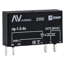 Изображение товара EKF Averes Реле твердотельное однофазное RTP 2 А, для разъема РM slim 23/1 EKF.
