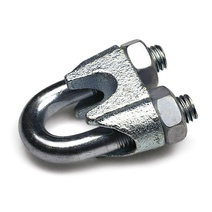 Изображение товара Промрукав Зажим троса одинарный D4мм тип "Слоник" DIN 741 (100 шт/уп)