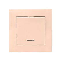 Изображение товара EKF PROxima Валенсия выключатель 1-кл. 10А кремовый с индикатором.