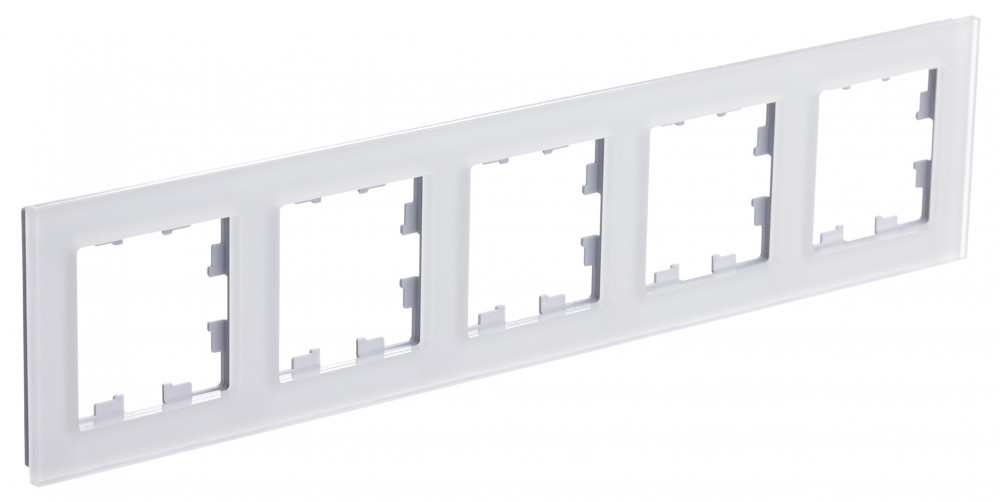 Изображение товара Systeme Electric AtlasDesign Nature Матовое стекло Белый Рамка 5-ая, универсальная