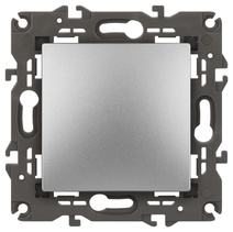 Изображение товара ЭРА Выключатель Elegance 14-1101-03 10АХ-250В IP20 алюминий