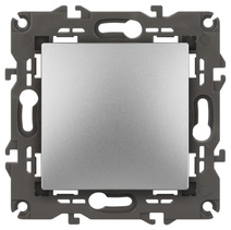 Изображение товара ЭРА Переключатель Elegance 14-1103-03 10АХ-250В IP20 алюминий